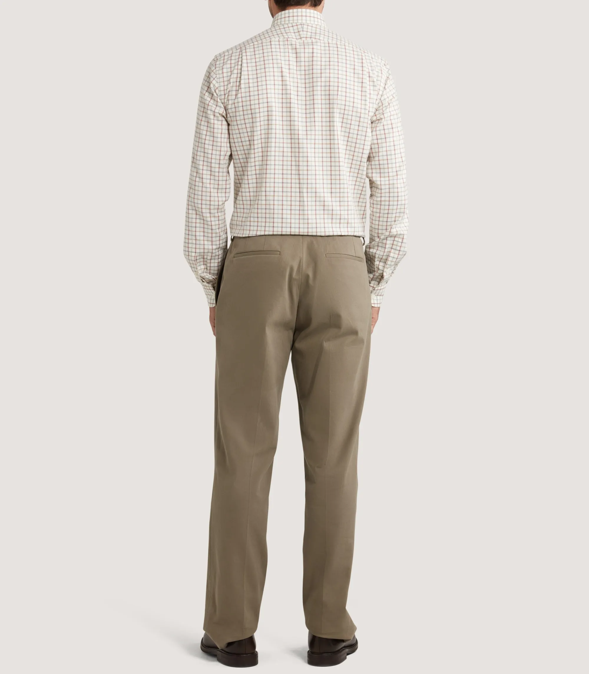 Shirts & Polos|Purdey Men's Tattersall Sporting Shirt in Audley Red