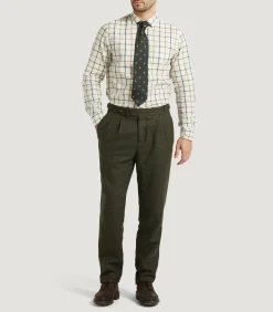 Trousers & Breeks|Purdey Men's Technical Tweed Two Pleat Sporting Trousers In Strathbeg