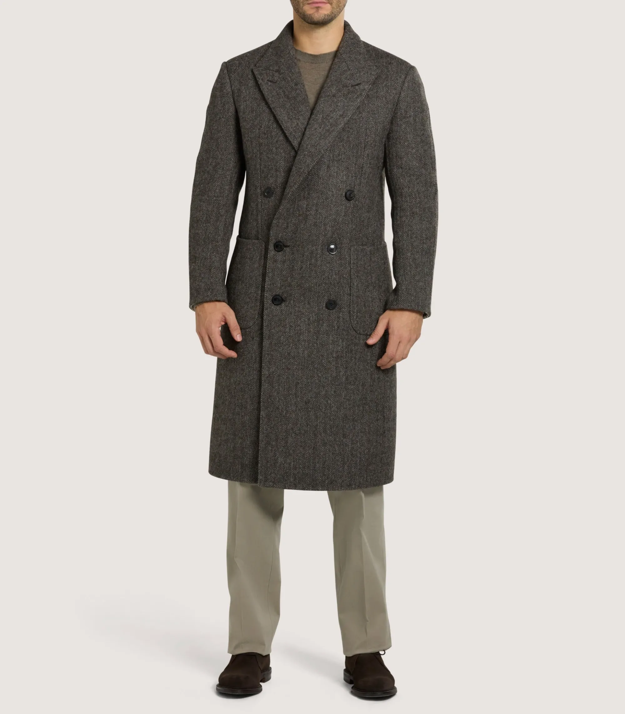 Outerwear|Purdey Men's Town and Country Coat In Antler