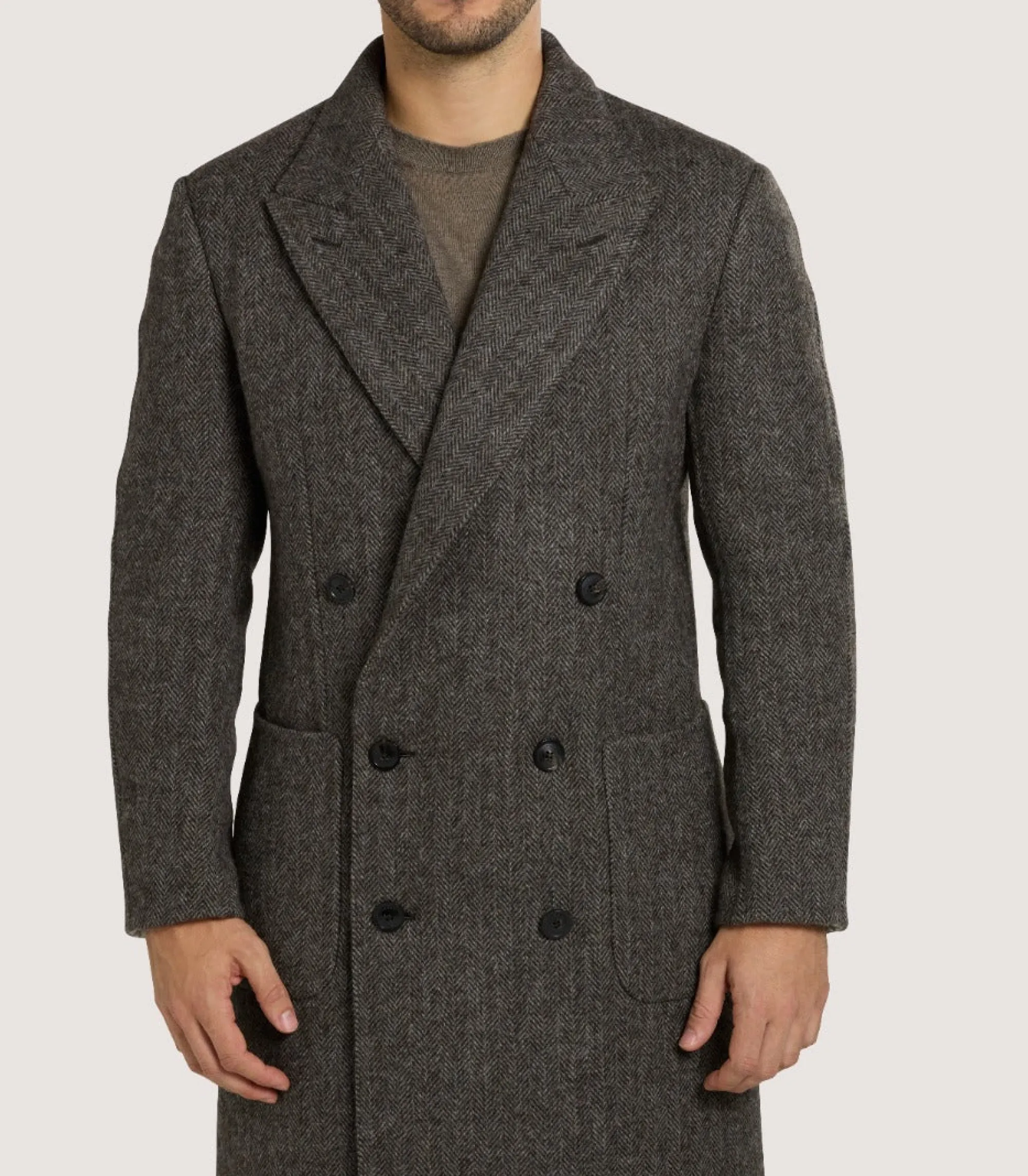 Outerwear|Purdey Men's Town and Country Coat In Antler