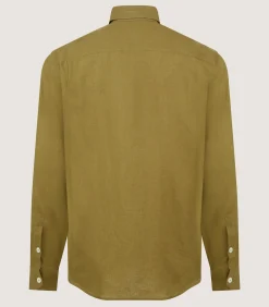 Shirts & Polos|Purdey Men's Triple Pocket Shirt in Ochre