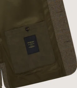 Sporting Vests & Gilets|Purdey Men's Tweed High Collar Sporting Vest In Morlich