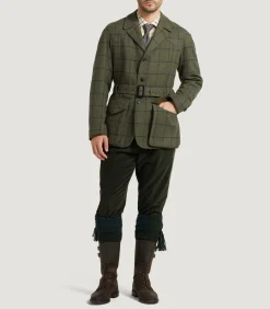 Fleece & Jackets|Outerwear|Purdey Men's Tweed Norfolk Jacket In Rannoch