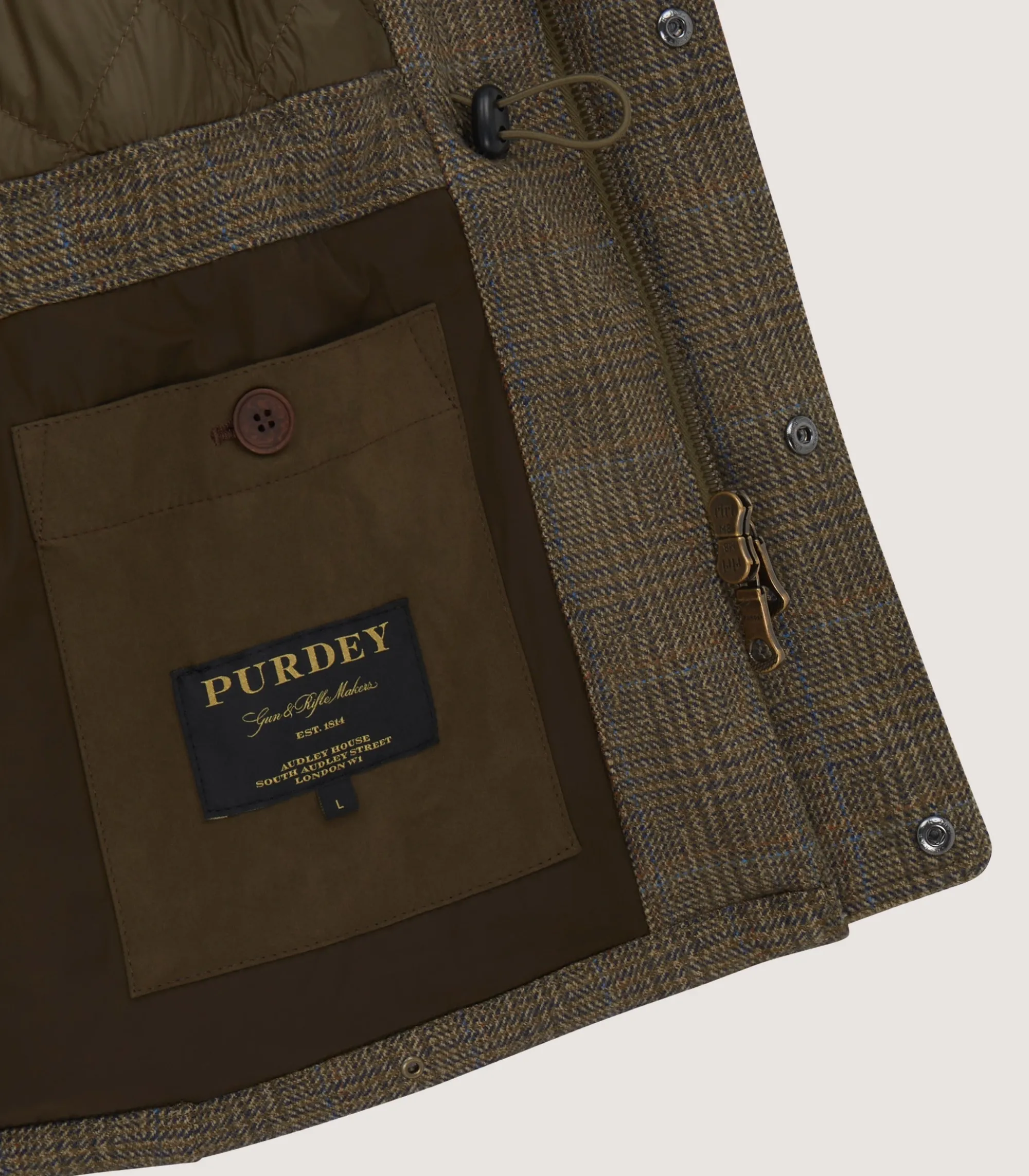 Field Coats|Purdey Men's Tweed Raglan Field Coat in Morlich