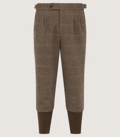 Trousers & Breeks|Purdey Men's Tweed Two Pleat Breek With Storm Cuff In Morlich