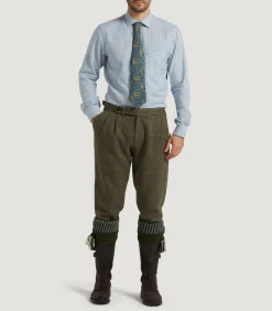 Trousers & Breeks|Purdey Men's Tweed Two Pleat Breek With Storm Cuff In Morlich