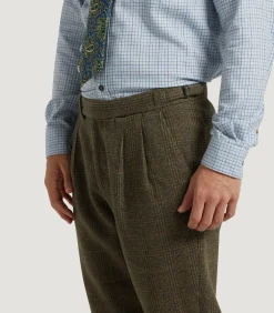 Trousers & Breeks|Purdey Men's Tweed Two Pleat Breek With Storm Cuff In Morlich