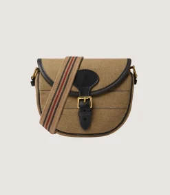 Gun Covers, Cartridge Bags & Belts|Purdey Nettle Canvas Cartridge Bag In Moss Green