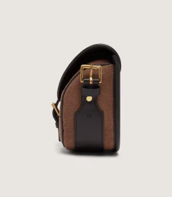 Gun Covers, Cartridge Bags & Belts|Purdey Nettle Canvas Cartridge Bag In Walnut