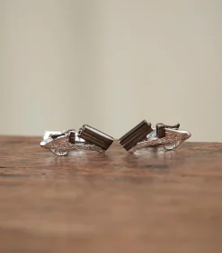 Cufflinks & Belts|Purdey Over-And-Under Silver Cufflinks In Silver