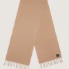 Scarves|Purdey Plain Cashmere Scarf In Camel