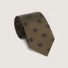 Ties & Pocket Squares|Purdey Starburst Tie In Green