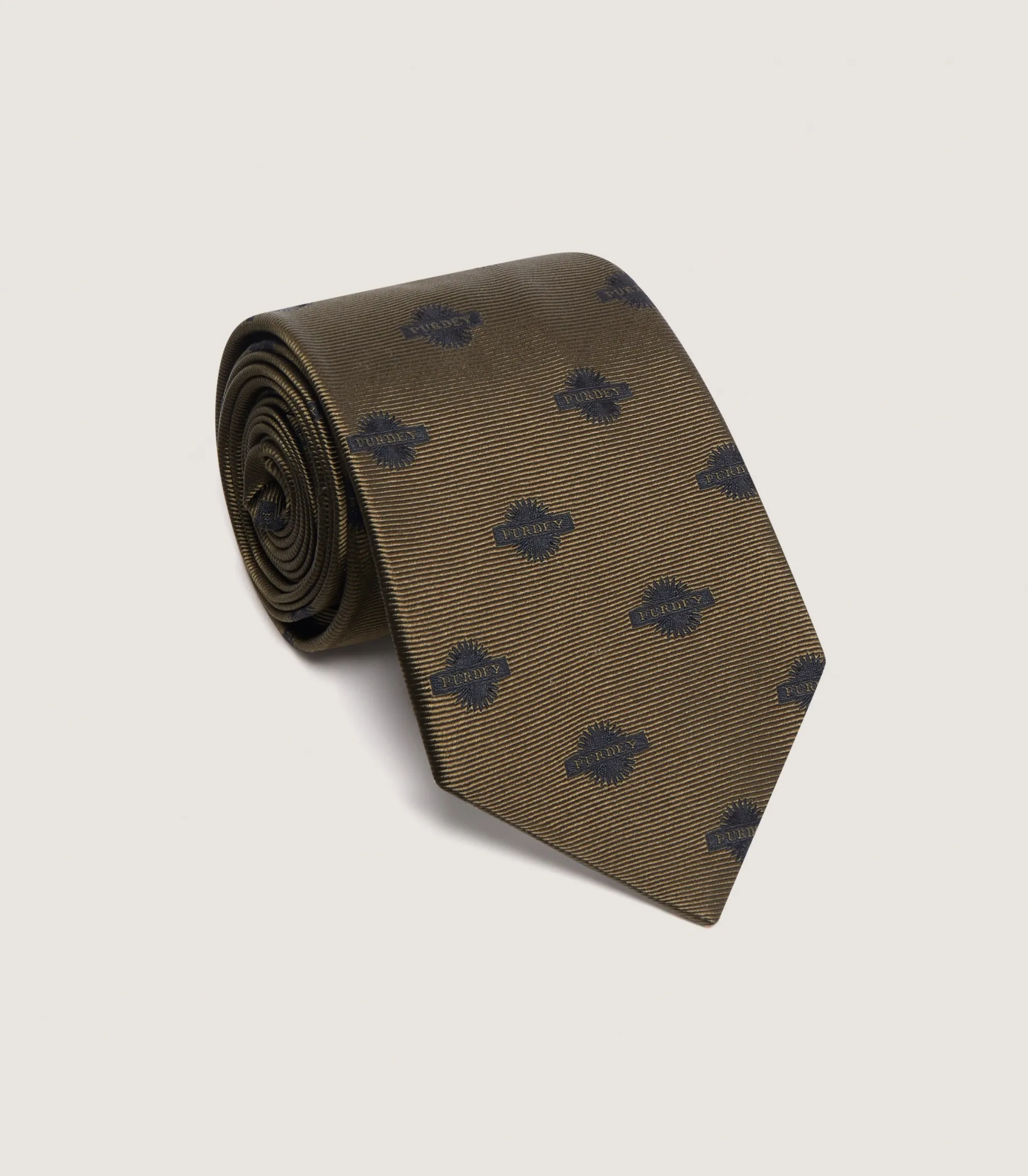 Ties & Pocket Squares|Purdey Starburst Tie In Green