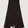 Scarves|Purdey Ribbed Chunky Scarf in Chocolate
