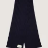 Scarves|Purdey Ribbed Chunky Scarf in Midnight Blue