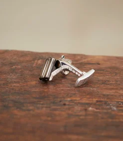 Cufflinks & Belts|Purdey Side-By-Side Silver Cufflinks In Silver