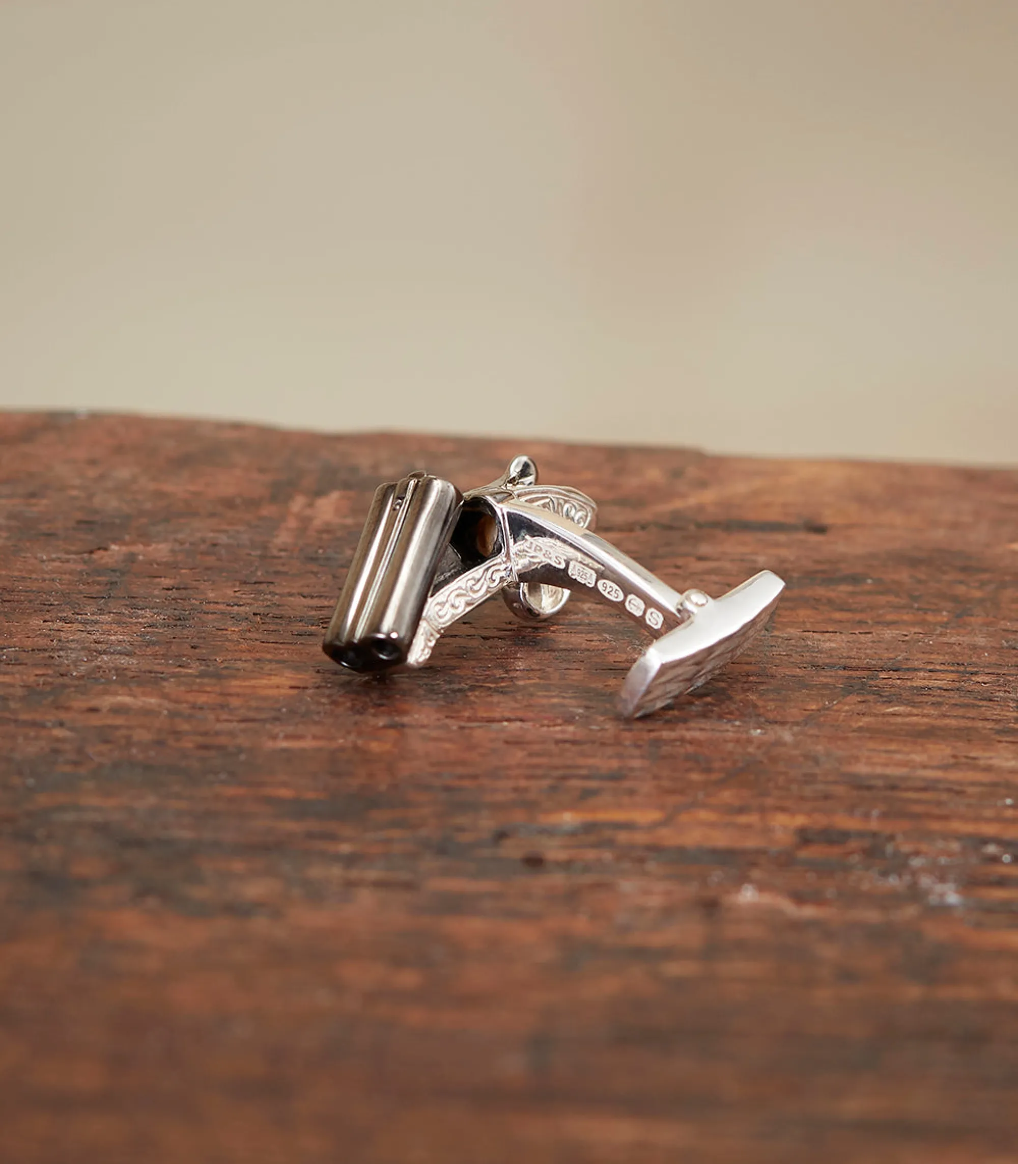 Cufflinks & Belts|Purdey Side-By-Side Silver Cufflinks In Silver