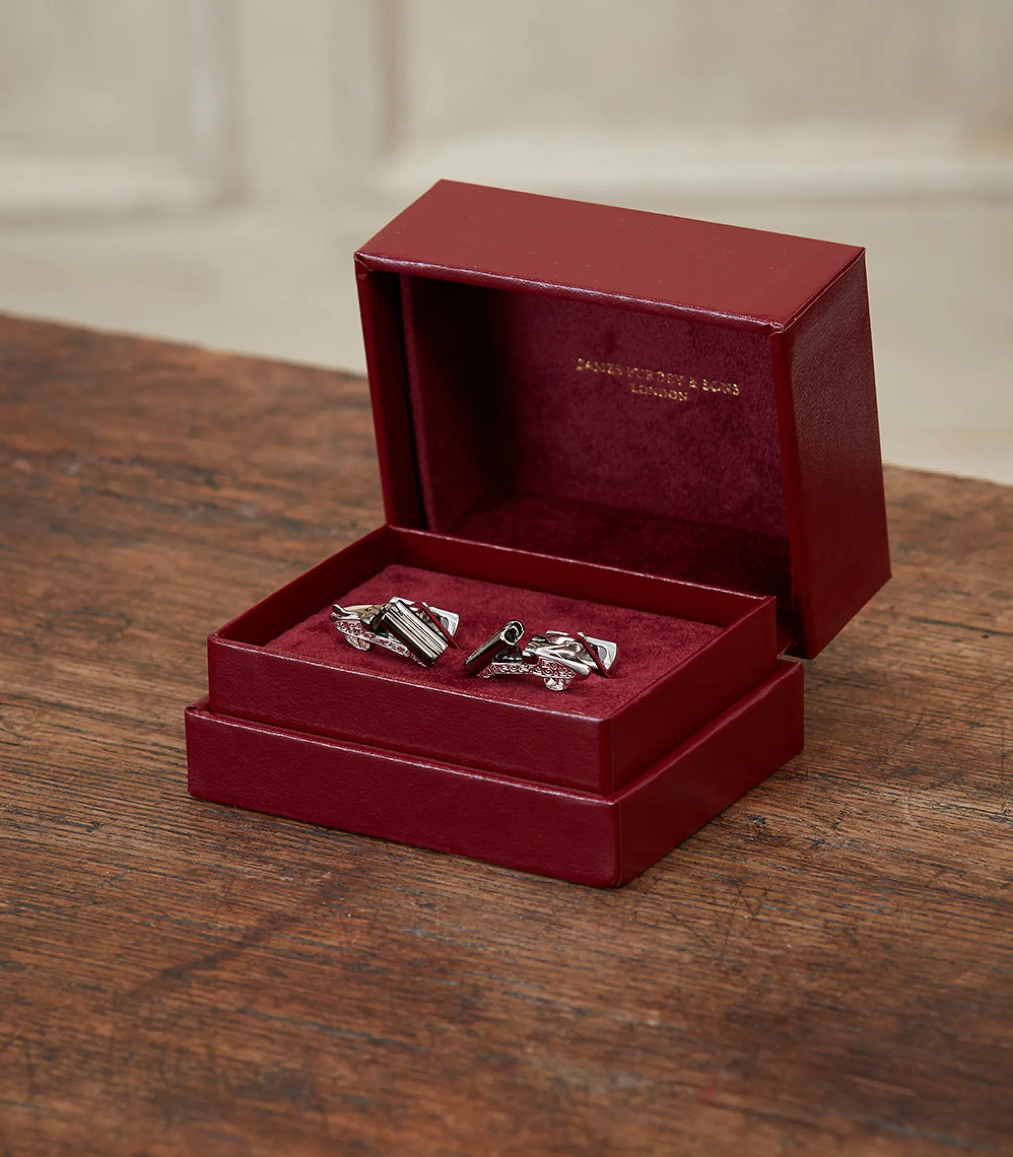 Cufflinks & Belts|Purdey Side-By-Side Silver Cufflinks In Silver