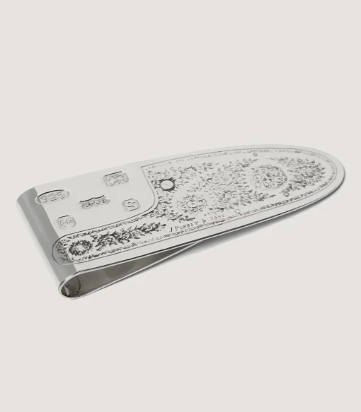 Silverware & Crystalware|Cufflinks & Belts|Purdey Silver Sidelock Money Clip In Silver