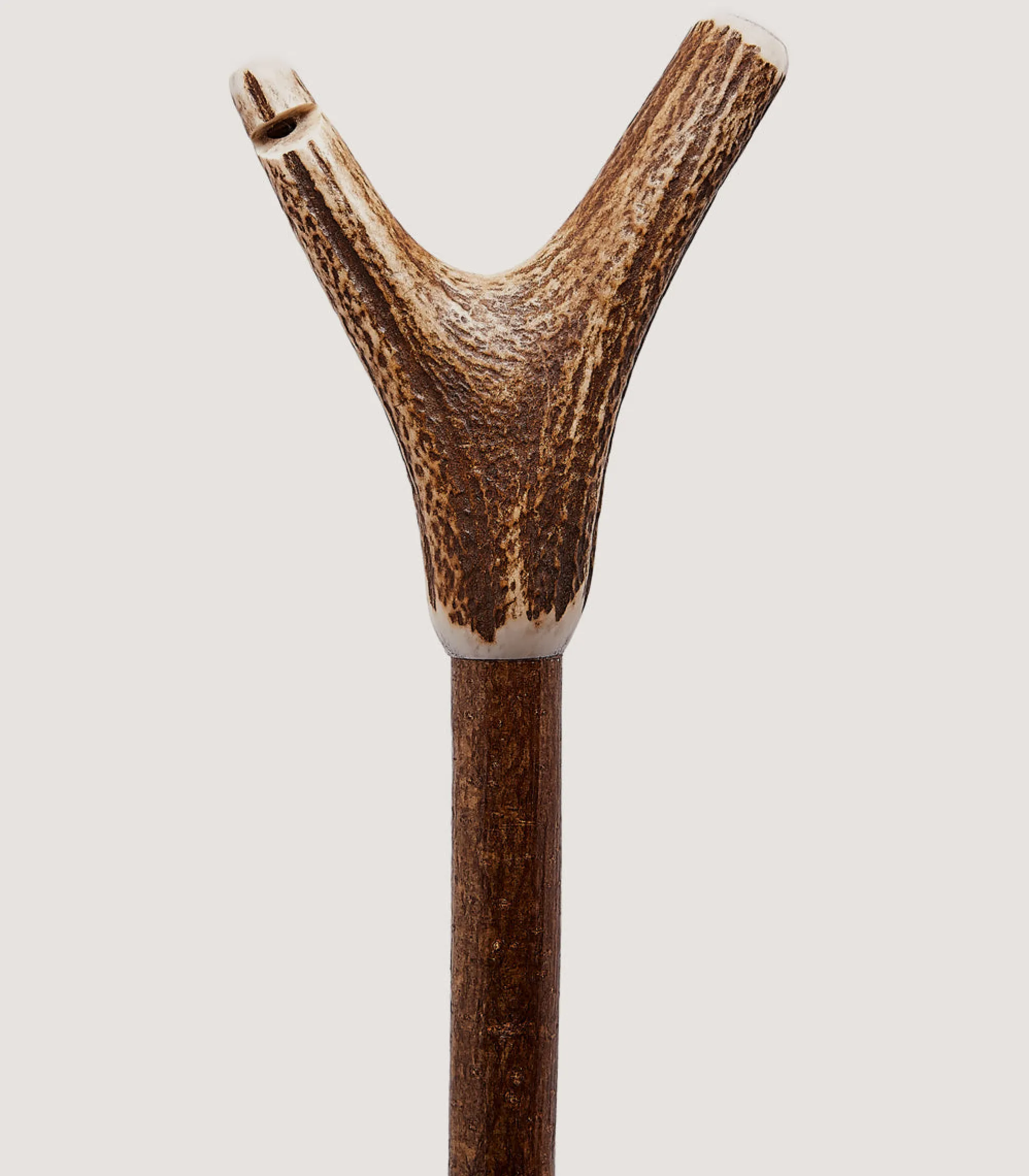 Walking Sticks|Purdey Staghorn Whistle Thumbstick In Natural