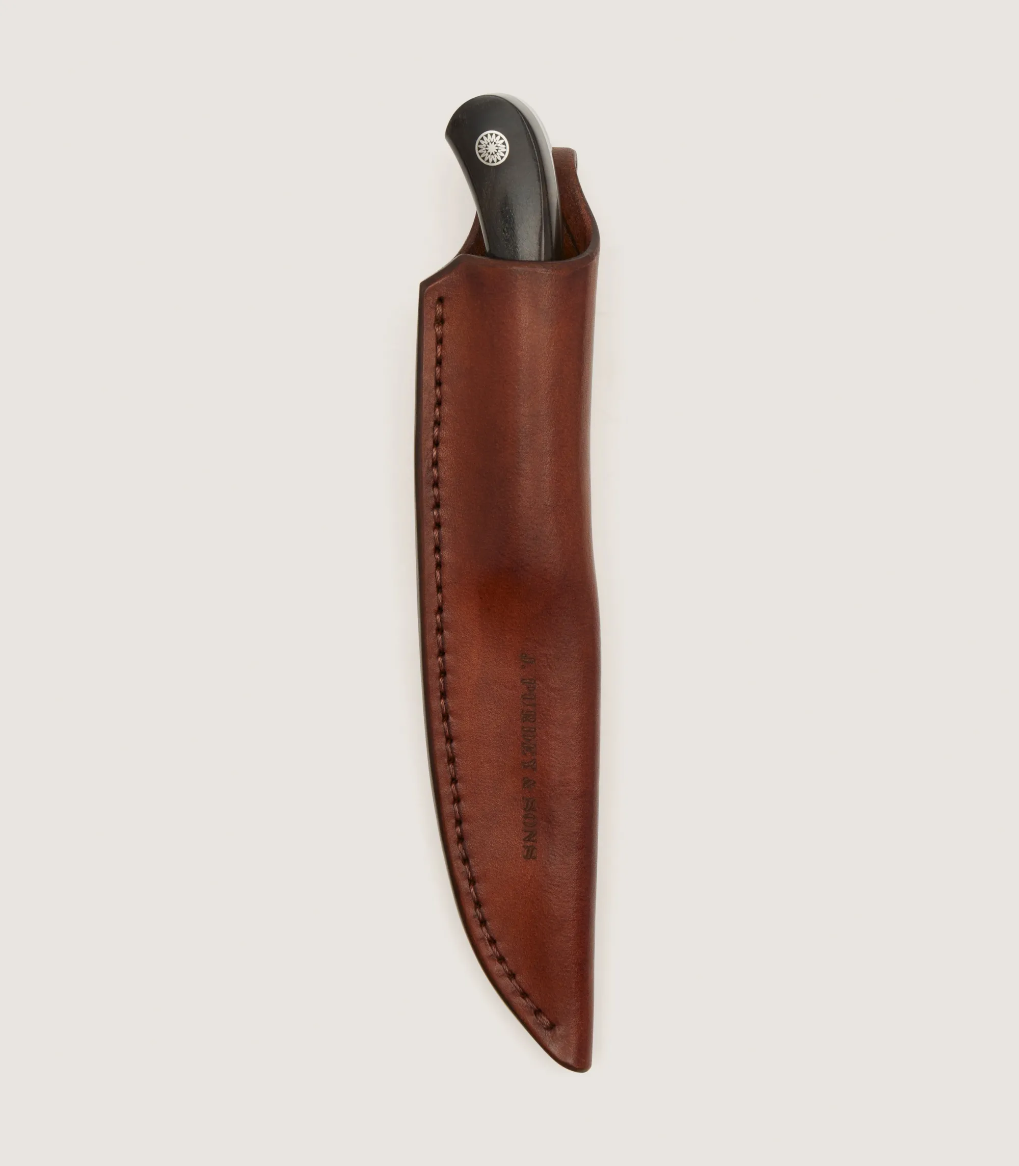 Knives|Purdey The Damascus Muntjac In Grey Poplar