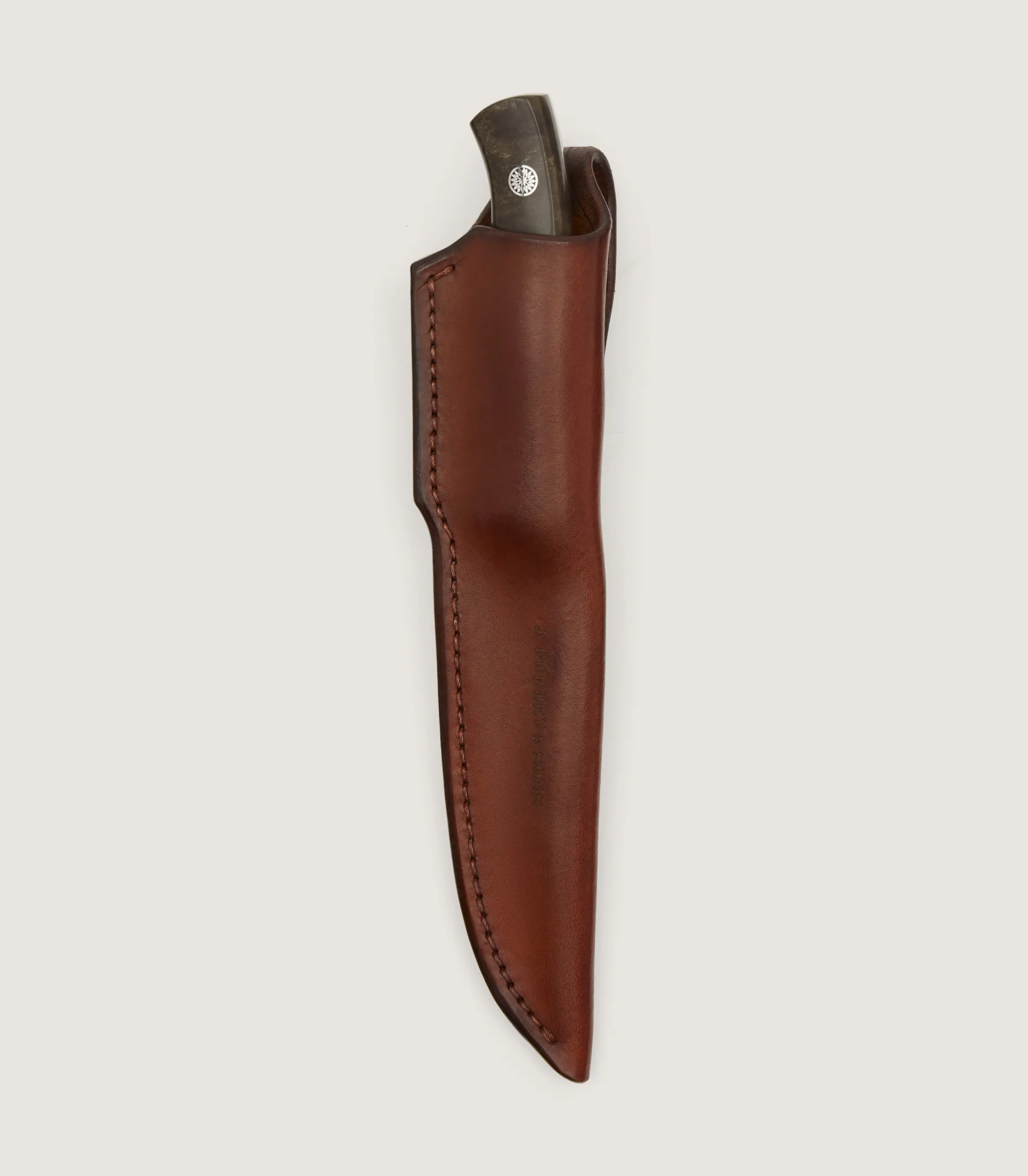 Knives|Purdey The Damascus Red In Grey Poplar