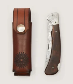 Knives|Purdey The Stalkers Folding Knife In Desert Ironwood