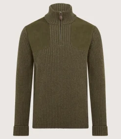 Knitwear|Knitwear|Purdey Unisex Quarter Zip Commando Sweater