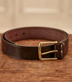 Cufflinks & Belts|Purdey Unlined Bridle Leather Belt In Havana