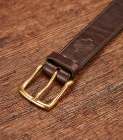 Cufflinks & Belts|Purdey Unlined Bridle Leather Belt In Havana