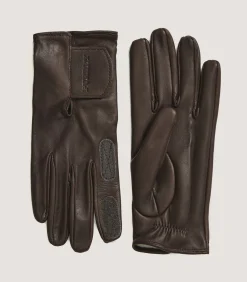 Socks & Gloves|Purdey Women's Cape Leather Sporting Glove - Velcro Cuff In Brown
