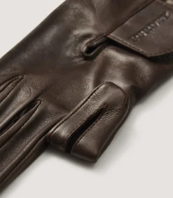 Socks & Gloves|Purdey Women's Cape Leather Sporting Glove - Velcro Cuff In Brown