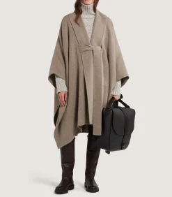 Capes & Ponchos|Purdey Women's Carrington Cape in Stone