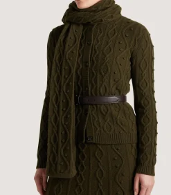 Knitwear|Purdey Women's Cashmere Aran Cardigan