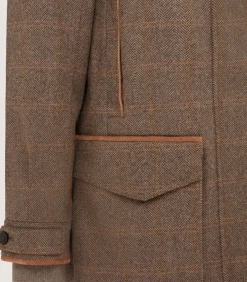 Field Coats|Purdey Women's Cashmere Tweed Raglan Field Coat In Brecbowie