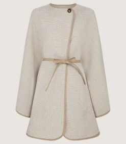 Capes & Ponchos|Purdey Women's Connaught Cape in Stone
