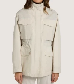 Fleece & Jackets|Purdey Women's Field Jacket In Oatmeal