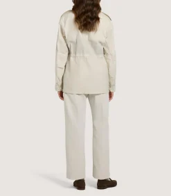 Fleece & Jackets|Purdey Women's Field Jacket In Oatmeal