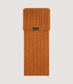 Socks & Gloves|Purdey Women's Harris Glen Sock In Antique Gold