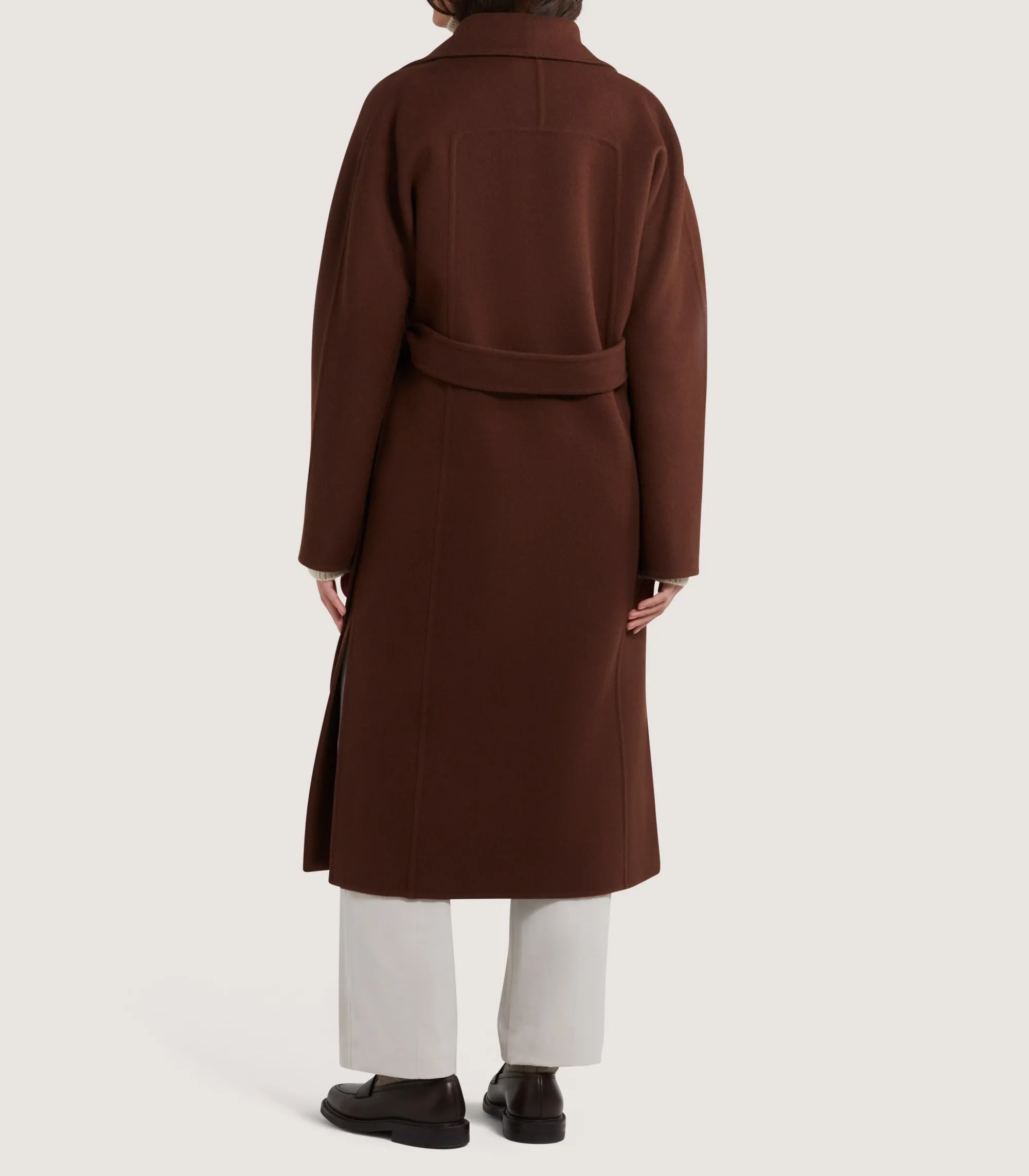 Outerwear|Purdey Women's Portman Coat In Dark Umber