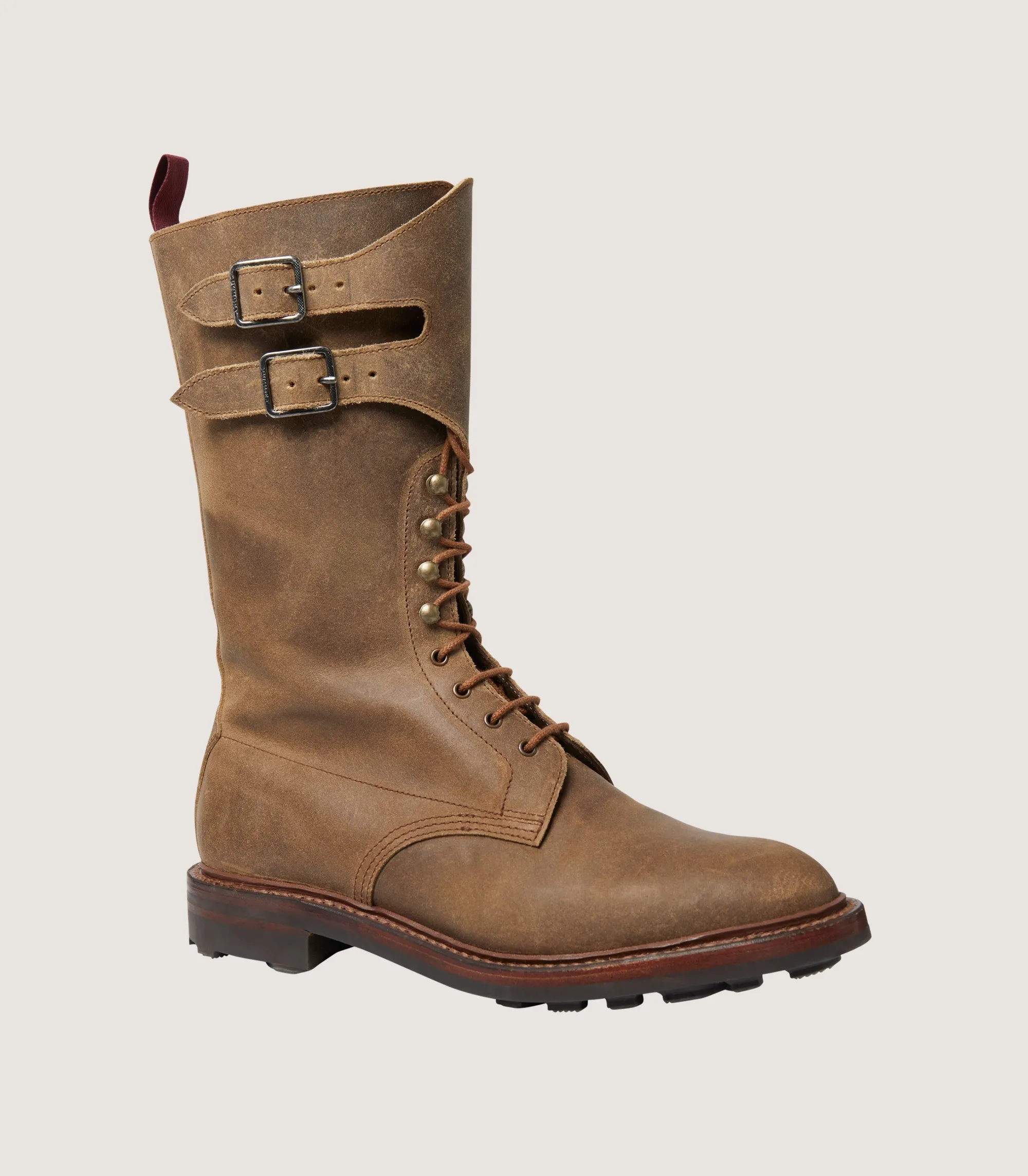 Footwear|Footwear|Purdey Women's Rough Out Nubuck Twin Strap Boot With Ridgeway Sole