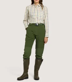 Trousers & Breeks|Purdey Women's Shropshire Lightweight Trousers In Fern Green