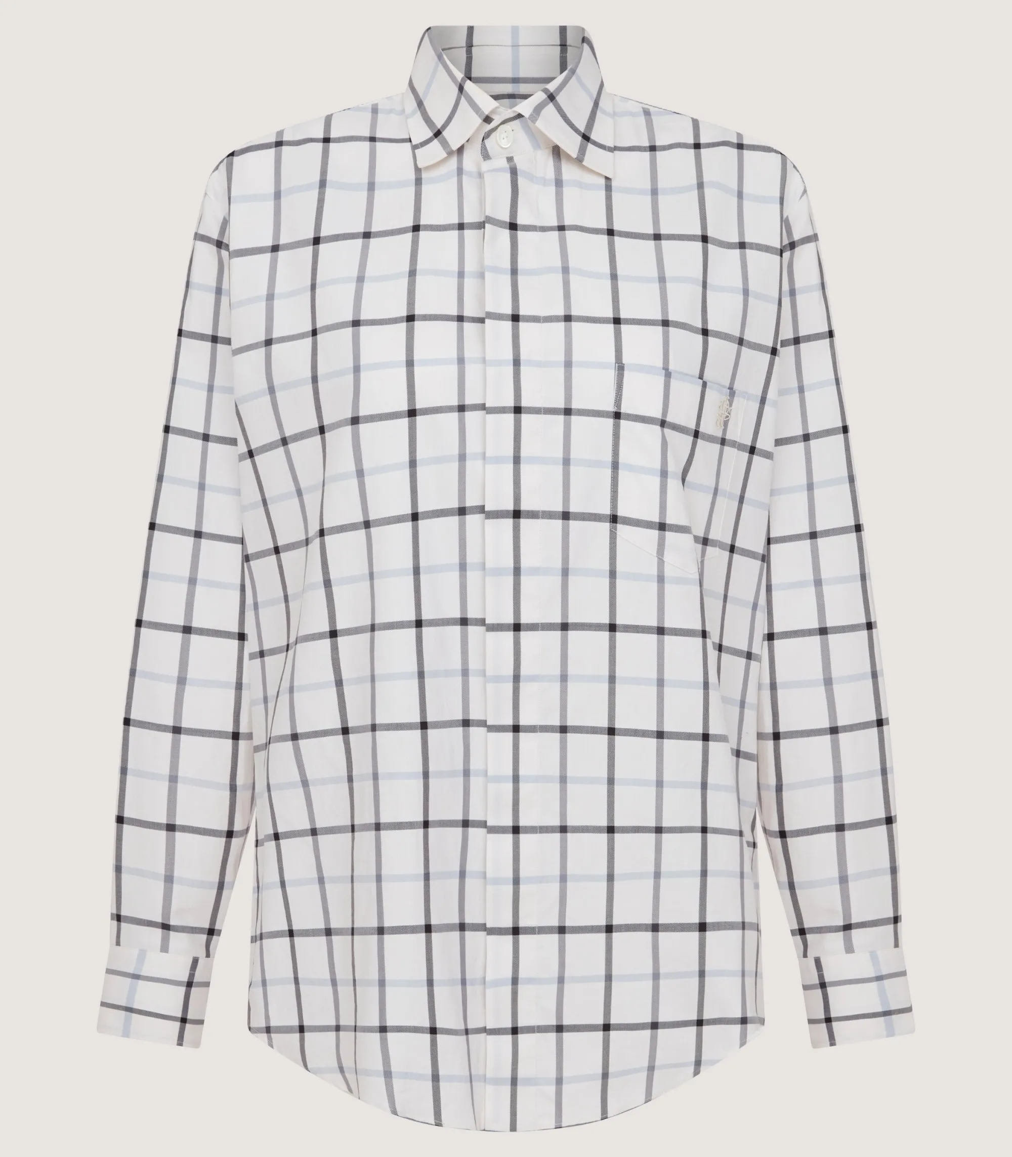 Shirts & Polos|Purdey Women's Summer Sporting Windowpane Shirt In Blue