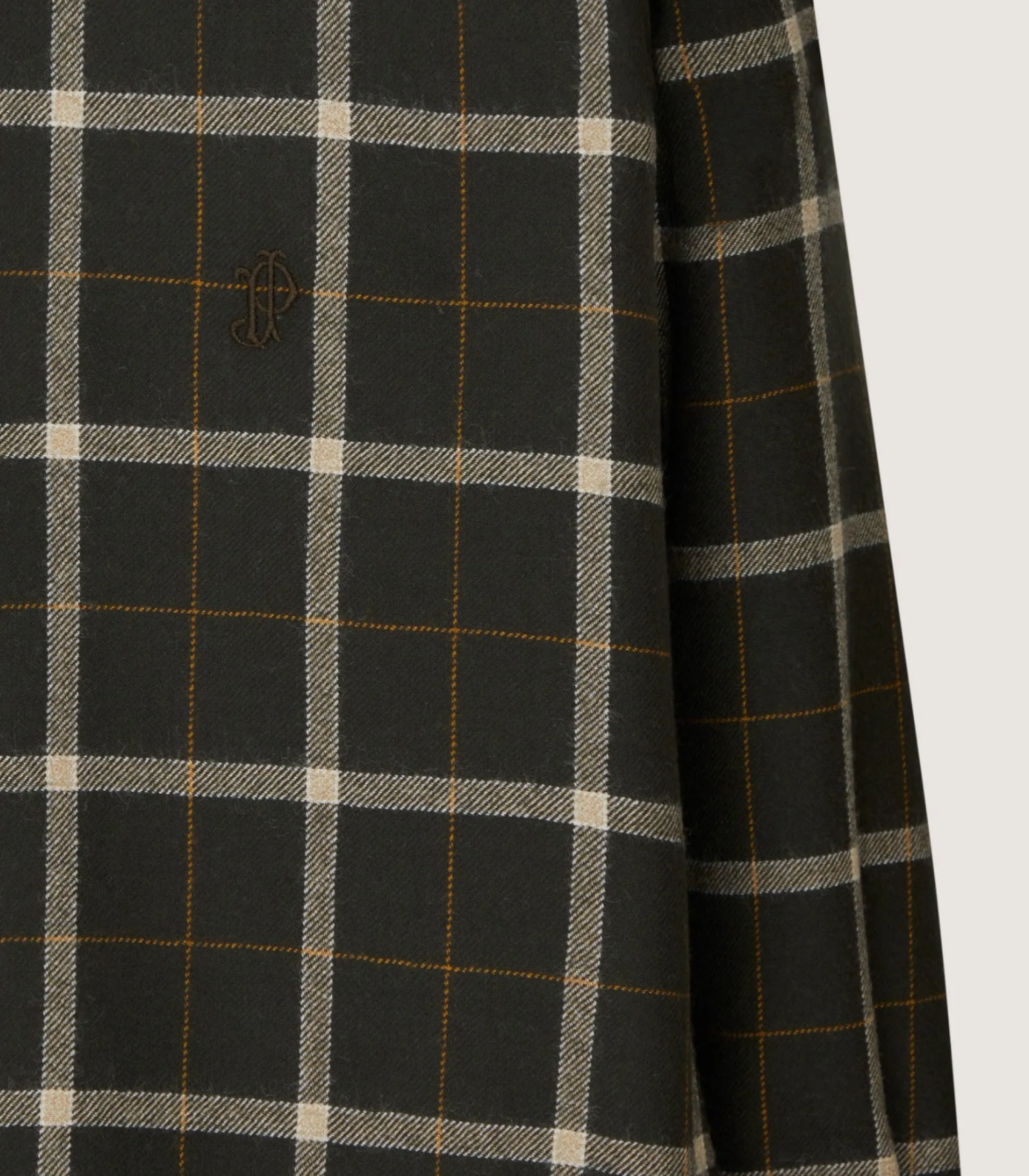 Shirts & Polos|Purdey Women's Tartan Button Down Shirt in Dark Olive