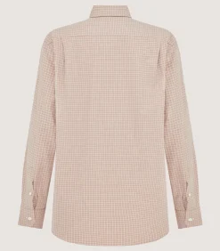 Shirts & Polos|Purdey Women's Tattersall Sporting Shirt in Rose