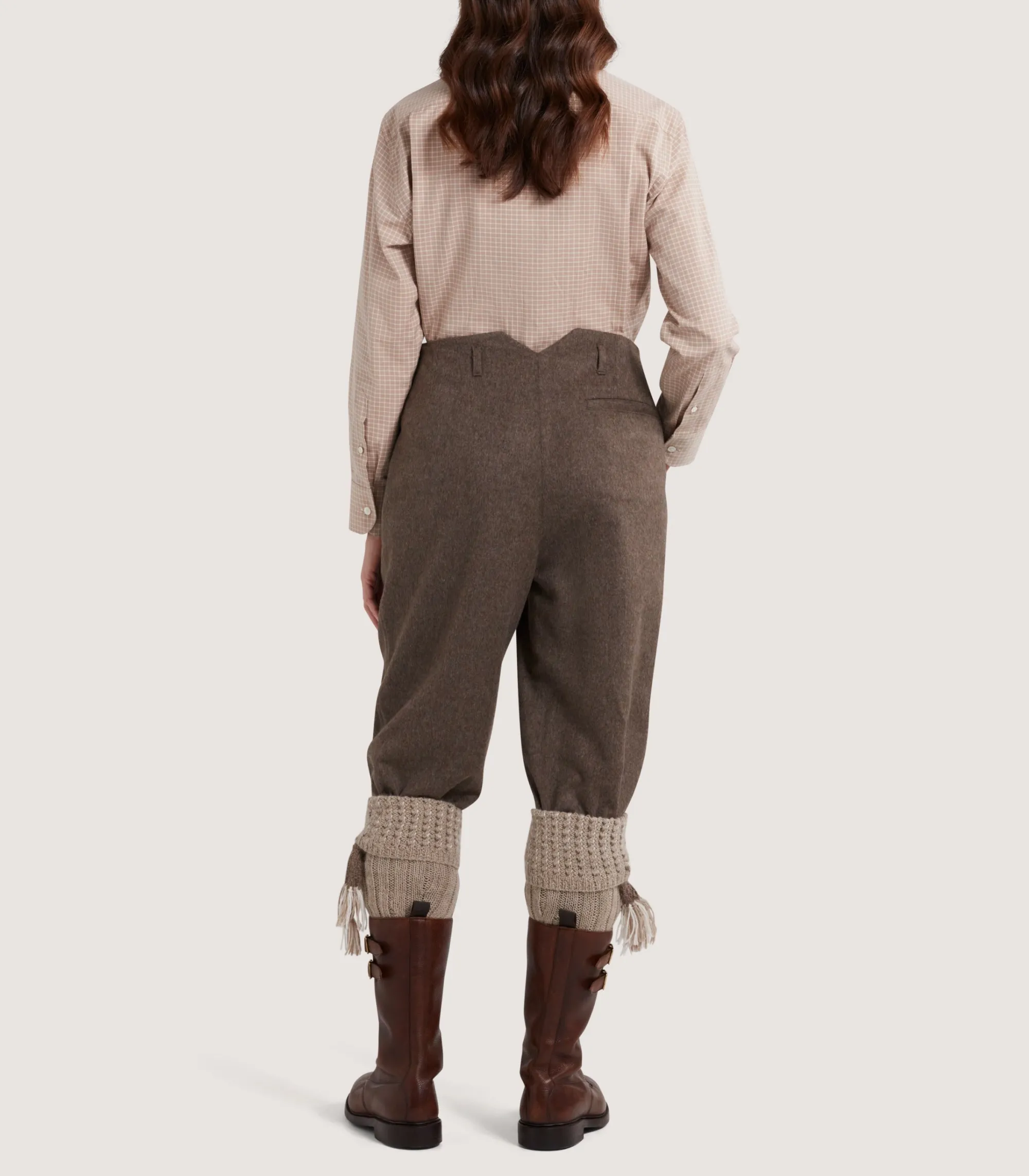 Shirts & Polos|Purdey Women's Tattersall Sporting Shirt in Rose