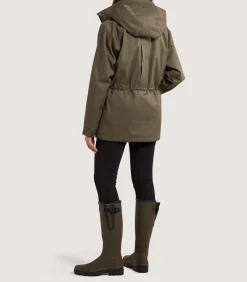 Field Coats|Purdey Women's Technical Lancashire Field Coat in Drab