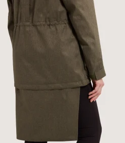 Field Coats|Purdey Women's Technical Lancashire Field Coat in Drab