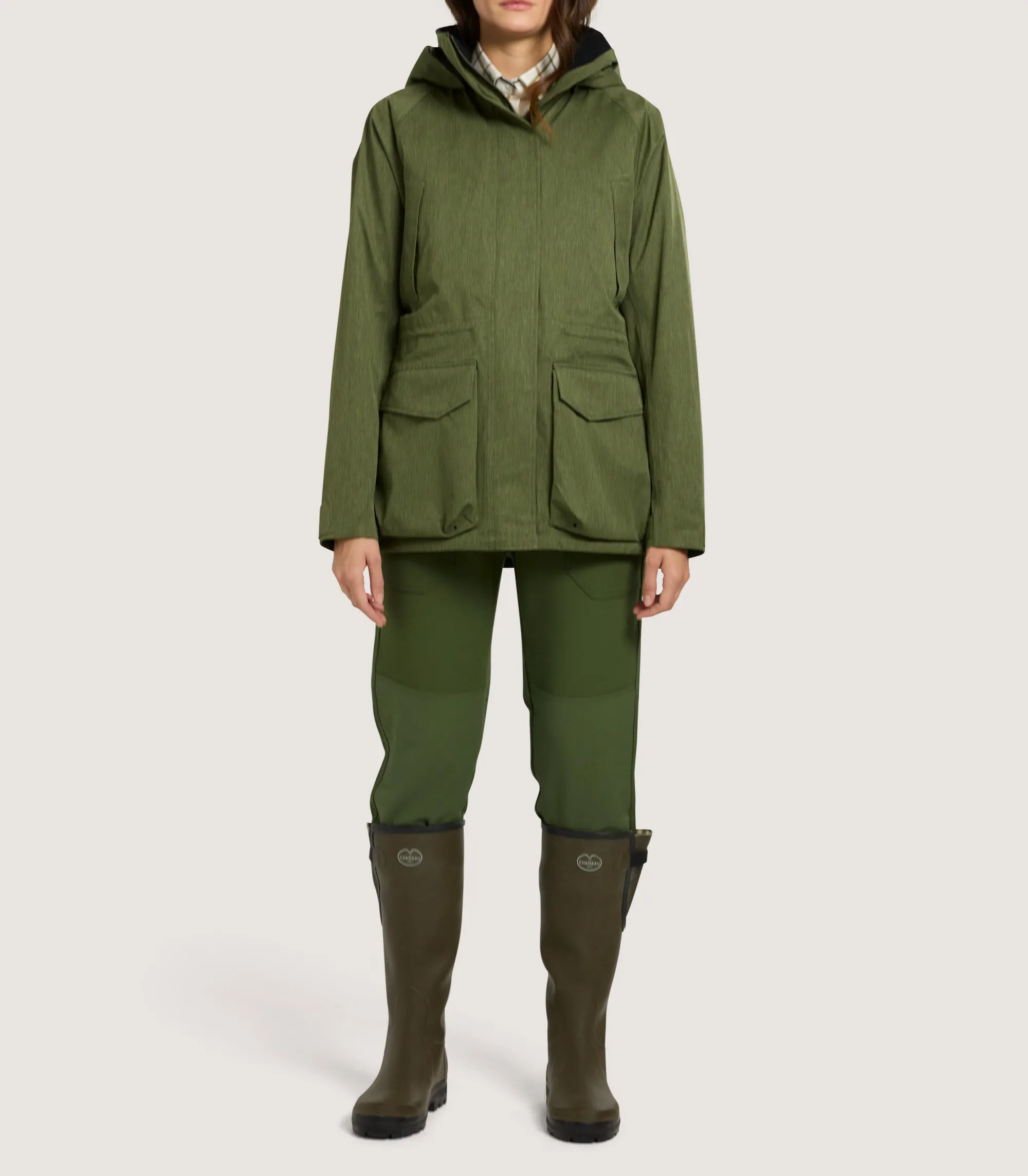 Field Coats|Purdey Women's Technical Lancashire Field Coat in Moss Green