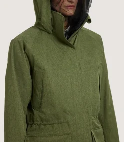 Field Coats|Purdey Women's Technical Lancashire Field Coat in Moss Green
